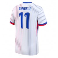 Francúzsko Ousmane Dembele #11 Vonkajší futbalový dres ME 2024 Krátky Rukáv